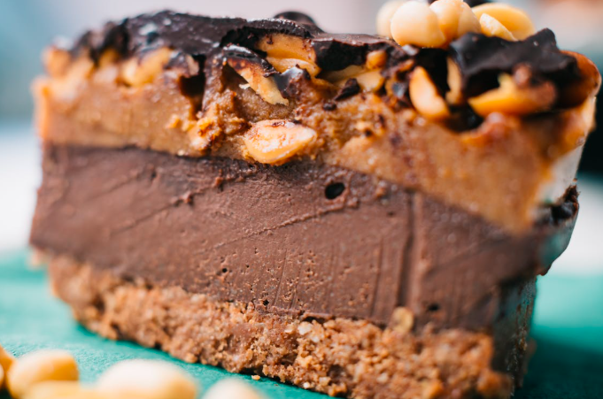Layered Chocolate and Peanut Butter Dessert